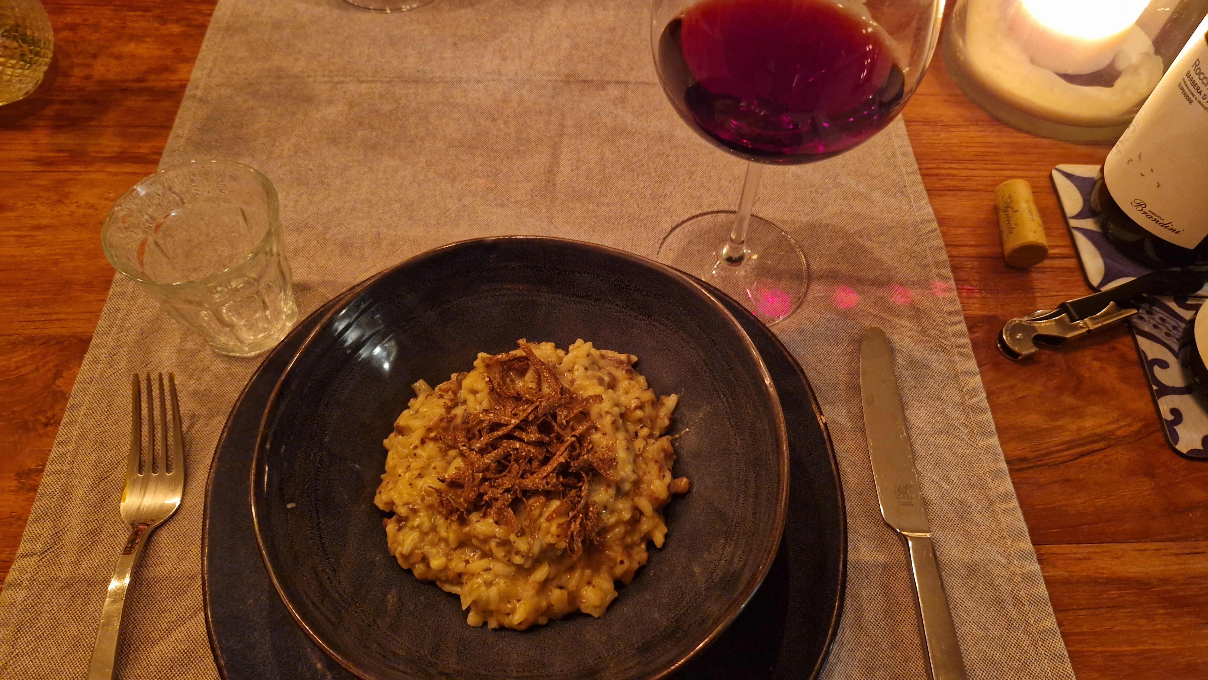 Truffelrisotto met verse herfsttruffel